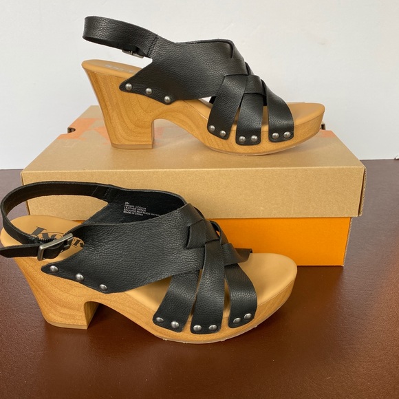 NEW  Korks Barango Wooden Block- Black Lea… - Picture 5 of 8